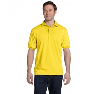 054 Hanes Adult EcoSmart Jersey Knit Polo Shirt