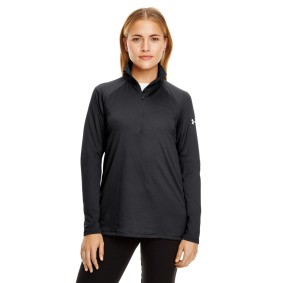 1300132 Under Armour Ladies' UA Tech Quarter Zip Shirt