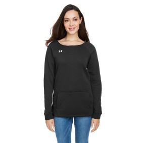 1305784 Under Armour Ladies' Hustle Fleece Crewneck Sweatshirt