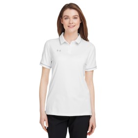 1376905 Under Armour Ladies' Tipped Teams Performance Polo Shirt