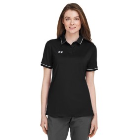 1376905 Under Armour Ladies' Tipped Teams Performance Polo Shirt