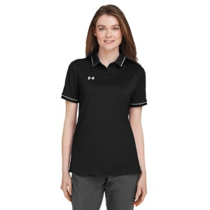 1376905 Under Armour Ladies' Tipped Teams Performance Polo Shirt