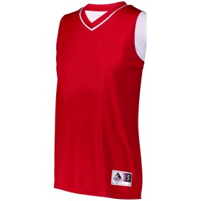 154 Augusta Sportswear Ladies' Two-Color Sleeveless Reversible Jersey