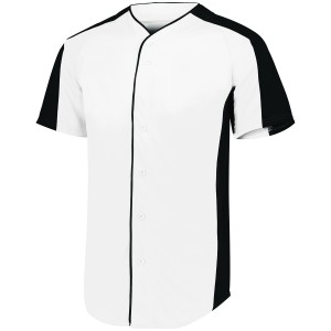 1655 Augusta Sportswear Adult Full-Button Baseball Jersey