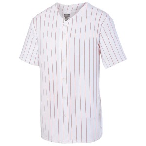 1686 Augusta Sportswear Youth Pin Stripe Baseball Jersey