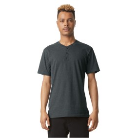 2004CVC American Apparel Unisex CVC Henley T-Shirt