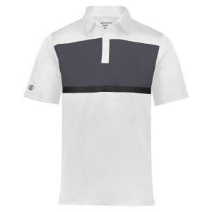 222576 Holloway Men's Prism Bold Short Sleeve Polo Shirt