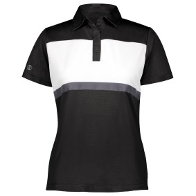 222776 Holloway Ladies' Prism Bold Short Sleeve Polo Shirt