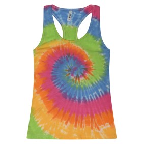 3400 Tie-Dye Ladies' Racerback Tank Top