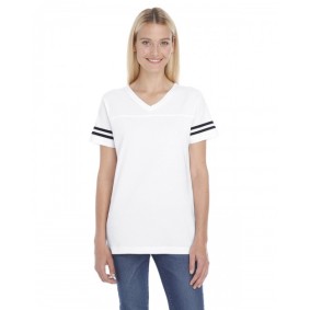 3537 LAT Ladies' Football T-Shirt