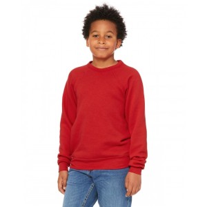 3901Y Bella + Canvas Youth Sponge Fleece Raglan Sweatshirt