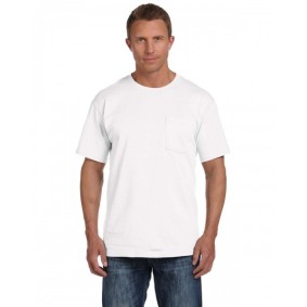 3931P Fruit of the Loom Adult HD Cotton Pocket T-Shirt