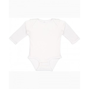 4411 Rabbit Skins Long Sleeve Infant Bodysuit