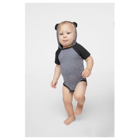 4417 Rabbit Skins Character Hooded Infant Bodysuit with Ears