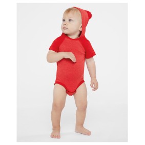 4417 Rabbit Skins Character Hooded Infant Bodysuit with Ears