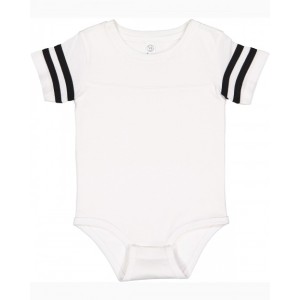 4437 Rabbit Skins Football Infant Bodysuit