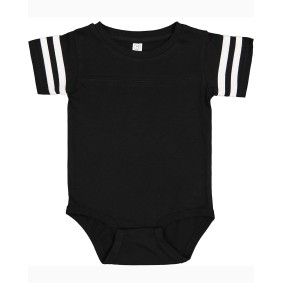 4437 Rabbit Skins Football Infant Bodysuit