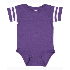 4437 Rabbit Skins Football Infant Bodysuit