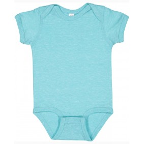 4491 Rabbit Skins Harborside Melange Jersey Infant Bodysuit