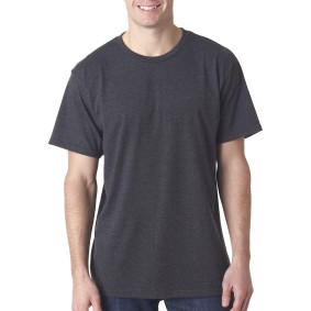 5010 Bayside Adult Adult Heather Ring Spun Jersey Tee