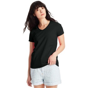 5780 Hanes Ladies' Essential V Neck T-Shirt