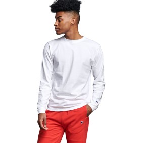 600LRUS Russell Athletic Unisex Cotton Classic Long Sleeve T-Shirt