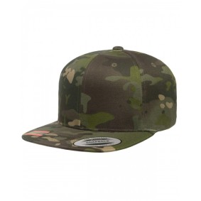 6089MC Yupoong Classic Multicam Snapback Hat