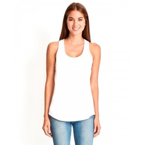 6338 Next Level Apparel Ladies' Gathered Racerback Tank Top