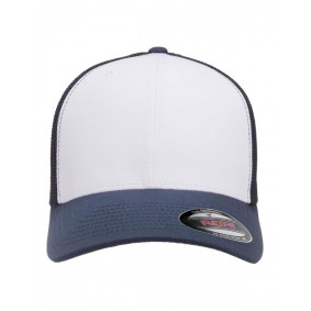 6606W Yupoong YP Classics Adult Adjustable White-Front Panel Trucker Cap