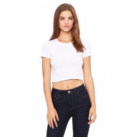 6681 Bella + Canvas Ladies' Crop Poly Cotton T-Shirt