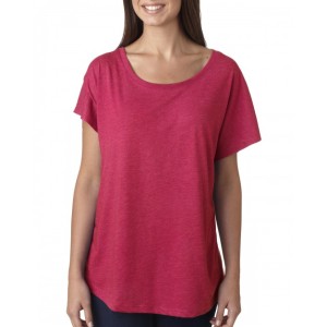 6760 Next Level Apparel Ladies' Tri Blend Dolman T-Shirt