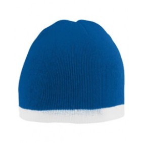 6820 Augusta Sportswear Two-Tone Knit Beanie Hat