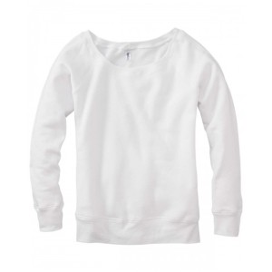 7501 Bella + Canvas Ladies' Sponge Fleece Wide Neck Sweatshirt