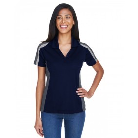 75119 Extreme Ladies' Eperformance Strike Colorblock Snag Protection Moisture Wicking Polo Shirt