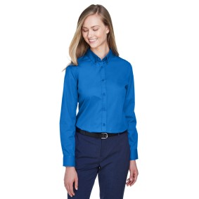 78193 CORE365 Ladies' Operate Long Sleeve Twill Shirt