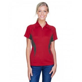 78657 North End Ladies' Serac UTK cool? logik Performance Zippered Moisture Wicking Polo Shirt