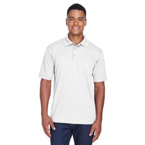 8210P UltraClub Adult Cool & Dry Mesh Pique Polo Shirt with Pocket