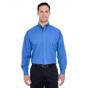 8355 UltraClub Men's Easy Care Broadcloth Shirt