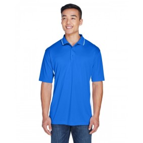 8406 UltraClub Men's Cool & Dry Sport Two-Tone Short Sleeve Polo Shirt