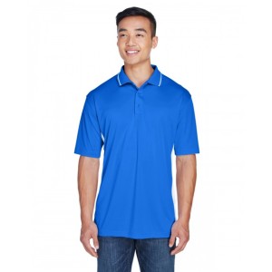 8406 UltraClub Men's Cool & Dry Sport Two-Tone Short Sleeve Polo Shirt