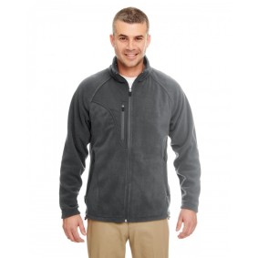 8495 UltraClub Men's Microfleece Full Zip Jacket