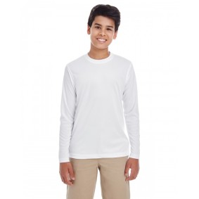 8622Y UltraClub Youth Cool & Dry Performance Long Sleeve Top