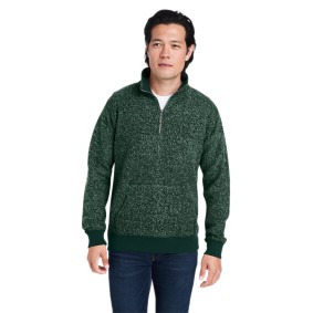 8713JA J America Unisex Aspen Fleece Quarter Zip Sweatshirt