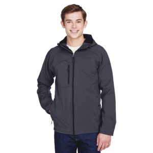 88166 North End Men's Prospect Two-Layer Fleece Bonded Soft Shell Hooded Jacket