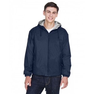 8915 UltraClub Adult Fleece-Lined Hooded Jacket