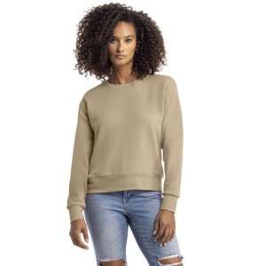 9084 Next Level Apparel Ladies' Laguna Sueded French Terry Sweatshirt