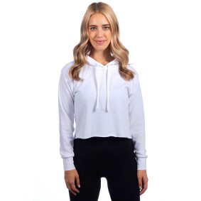 9384 Next Level Apparel Ladies' Cropped Pullover Hooded Sweatshirt