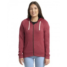 9603 Next Level Apparel Ladies' PCH Raglan Zip Hoodie