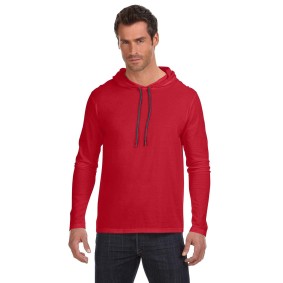 987AN Gildan Adult Lightweight Long Sleeve Hooded T-Shirt