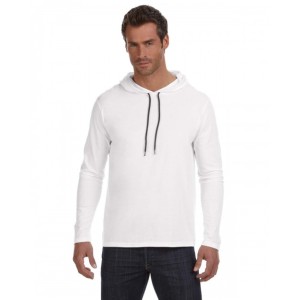 987AN Gildan Adult Lightweight Long Sleeve Hooded T-Shirt